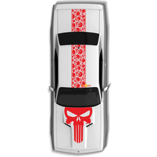 Schädelhaube und Dachstreifen für Dodge Challenger
 3