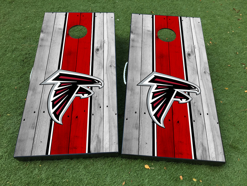 Atlanta Falcons Football Cornhole Brettspiel-Aufkleber Vinylfolie mit laminierter Folie