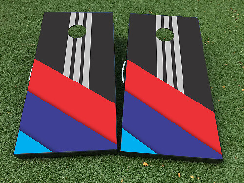 BMW M Power Performance Style Cornhole Brett Aufkleber Set