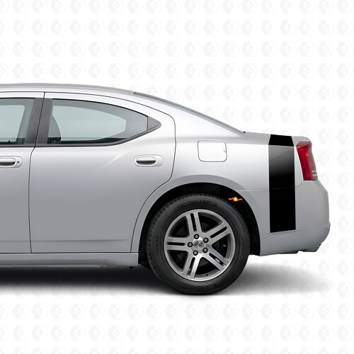 Akzentstreifen Seitenwand Kofferraum Vinylaufkleber für Dodge Charger 2006-2010_1
