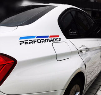 Karosserie-Vinyl-Aufkleber in drei Farben für BMW Performance Sport-Dekorationsaufkleber

