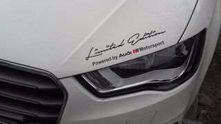 2 x Audi Motorsport-Aufkleber in limitierter Auflage, kompatibel mit Audi-Modellen