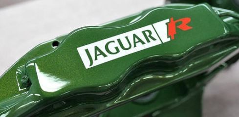 Set von 6x Jaguar R Bremssattel Aufkleber Pass
