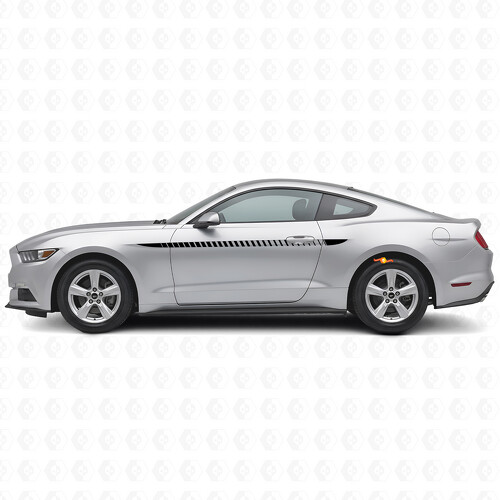 Strobos Streifen Seiten Vinyl Aufkleber Set für Musclecar Musclecarmodel 2015-2020_1