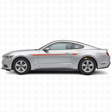 Strobos Streifen Seiten Vinyl Aufkleber Set für Musclecar Musclecarmodel 2015-2020_4
