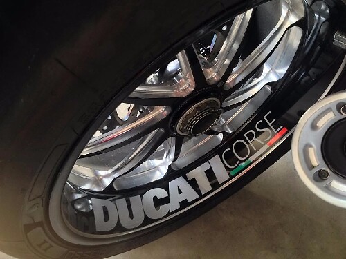 Ducati Corse Felgenaufkleber für Ducati 17 Zoll