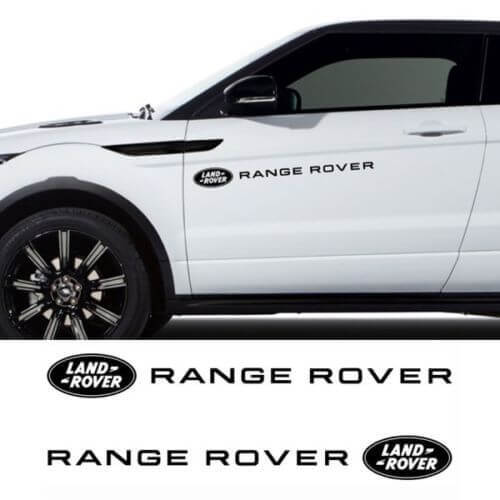 Range Rover Seitenlogo Vinyl Aufkleber Paar für Land Rover