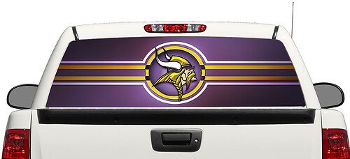 Minnesota Vikings NFL Heckscheiben-Vinylaufkleber