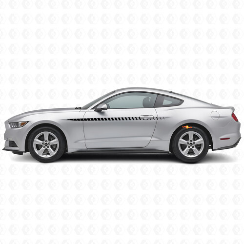 Seitliche Racing-Streifen Vinyl-Aufkleber Set für Musclecar Musclecarmodel 2015-2020