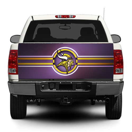 Minnesota Vikings NFL Heckklappen-Aufkleber, Aufkleber, Pick-up-Truck, SUV, Auto