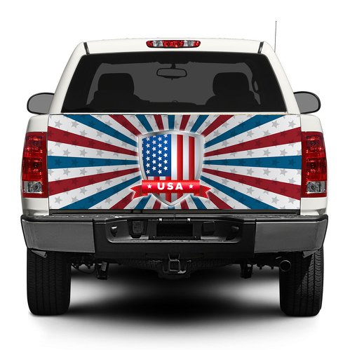 Amerikanische Flagge USA Heckklappenaufkleber Aufkleber Wrap Pick-up Truck SUV Auto
