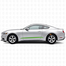 Umrissstreifen Untere Seiten Vinyl-Aufkleber Satz für Musclecar Musclecarmodell 2015-2020_3