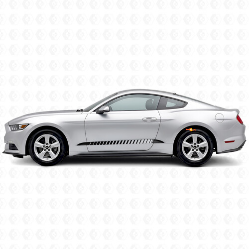 Strobe-Streifen unteres Seiten-Vinylaufkleber-Kit für Musclecar Musclecarmodel 2015-2020