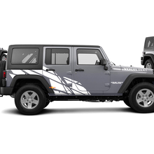Gerader Splash-Graphik-Vinyl-Aufkleber für Jeep Wrangler Unlimited JK 2