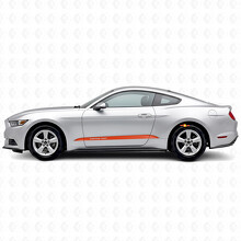 Individuelles Streifendekor Unterseite Vinylaufkleber Set für Musclecar Musclecarmodel 2015-2020_4