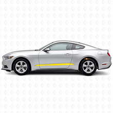 Individuelles Streifendekor Unterseite Vinylaufkleber Set für Musclecar Musclecarmodel 2015-2020_5