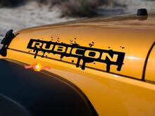 WRANGLER JEEP Aufkleber Aufkleber Splash Blut Motorhaube Grafiken SAHARA oder RUBICON JK 2