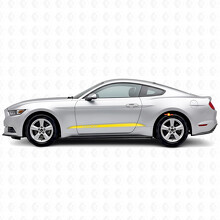 Maßgeschneidertes Außenlinien-Streifen-Unterseiten-Vinylaufkleber-Set für Musclecar Musclecarmodel 2015-2020_5