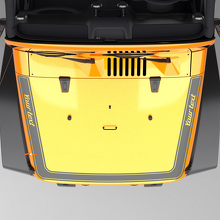 Umrandungs-Haubenstreifen Vinyl-Aufkleber für Jeep Wrangler Rubicon_2
