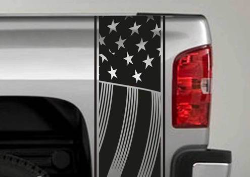 US USA-Flagge patriotische Streifen Truck Bed Side Aufkleber passend für Dodge Ram Chevy Ford F150 Toyota