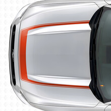 Streifen mit Außenkontur Motorhauben-Vinyl-Aufkleber für Musclecar Musclecarmodel 2015-2020_4