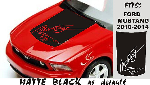 Script Logo Motorhauben-Vinylaufkleber für Musclecar Musclecarmodel 2010-2020