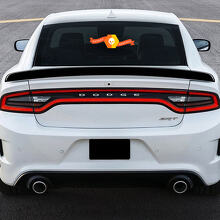 Heckspoiler-Vinylaufkleber für Dodge Charger 2011-2014_2