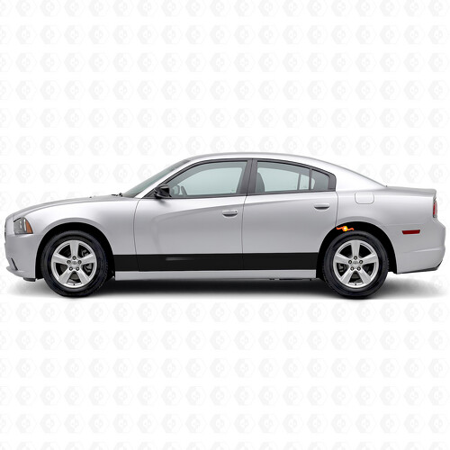 Akzentstreifen Schweller Vinyl-Aufkleber für Dodge Charger 2006-2010_1