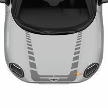 Hood Racing Stripes Decal Aufkleber für Mini Cooper
 2