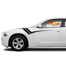 Z Hash Seiten Grafik Vinyl Aufkleber Set für Dodge Charger 2011-2014_2