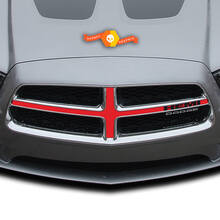 Dodge Charger Grill Cross Hair Hemi Decal Sticker Complete Graphics Kit passend für die Modelle 2011-2014 3