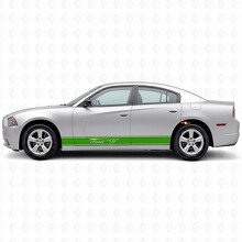 Akzentstreifen mit benutzerdefiniertem Text Side Vinyl Aufkleber für Dodge Charger 2006-2010_3