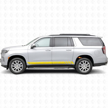 Topografische Tür- und Schwellerleisten-Vinylstreifen für Chevrolet Suburban T1XX 2021-2024_3
