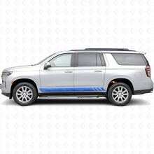 Topografische Tür- und Schwellerleisten-Vinylstreifen für Chevrolet Suburban T1XX 2021-2024_5