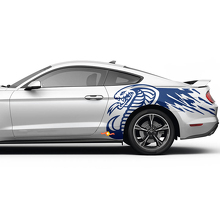 Cobra Seitenstreifen Grafiken Musclecarmodel GT Aufkleber für Musclecar Musclecarmodel
 3