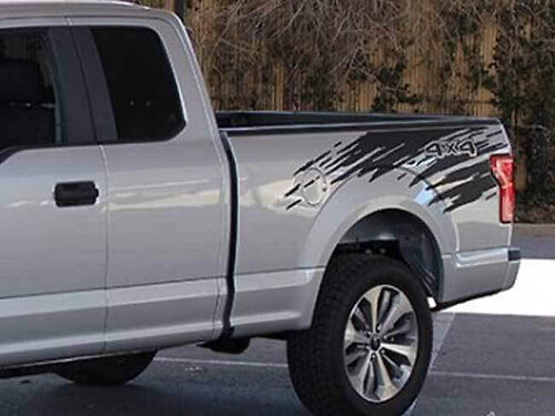 Ford F150 Aufkleber Aufkleber RIP Splash Side Stripe Vinyl Graphics Kit passend für Modelle 2015–2018
