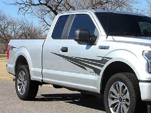 Ford F150 Stripes Side Vinyl Graphics Aufkleber Kit passend für Modelle 2015–2018