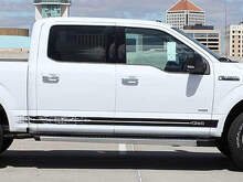 Vinyl-Aufkleber mit Used-Look Seitenstreifen für Ford F-150 2015-2020 2