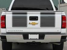 Chevy Silverado Rally Racing Grafikaufkleber für Motorhaube und Heckklappe, passend für die Modelle 2013–2015 2