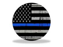 Toyota Tundra TRD 4X4 Bett Tankdeckel Kraftstoff US-Flagge blaue Linie Grafische Aufkleber Aufkleber passend für Modelle 2014–2016 2