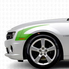 Hakenstil Streifen Seiten Vinyl Aufkleber Sticker für Chevrolet Camaro 2010-2015_3