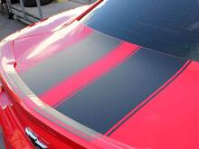 Twin Rally Pinstripe Kit — Vinylaufkleber (Motorhaube, Kofferraum) für Chevrolet Camaro 2010-2013_2