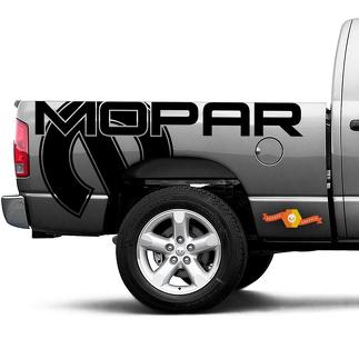 Dodge Ram Truck 1500/2500 MOPAR Seitengrafik-Vinyl-Aufkleber passend für Modelle 2002–2020