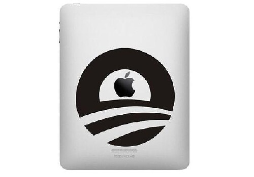 Obama O Logo iPad Vinyl Aufkleber Sticker