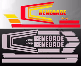 1976–1984 Jeep Renegade CJ5 CJ7 Aufklebergrafiken
