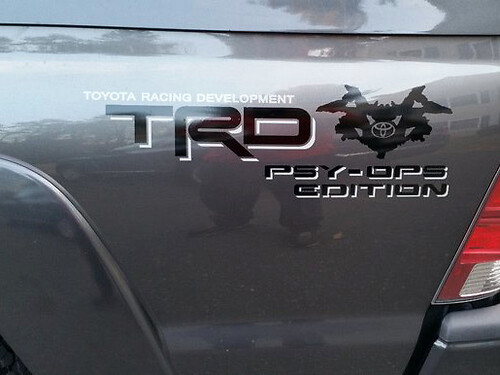 TRD Psy-Ops Edition Seitenwand-Vinylaufkleber für Toyota Tundra