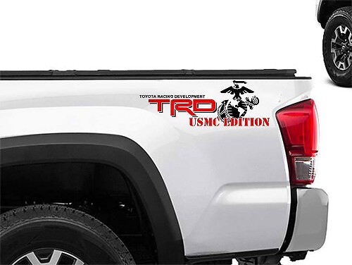 Toyota Racing Development TRD USMC Edition 4X4 Bettseite Marines Graphic Decals Aufkleber 2