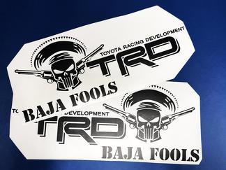 Toyota Racing Development TRD BAJA FOOLS Punisher Edition 4X4 Bettseiten-Grafikaufkleber