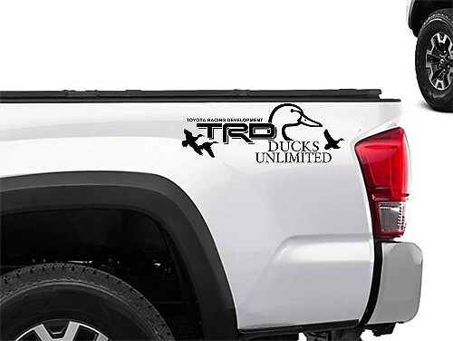 Toyota Racing Development TRD Ducks Unlimited Edition 4X4 Bettseiten-Grafikaufkleber
