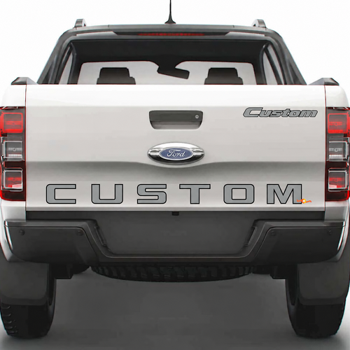 Individuelle Text Heckklappenaufkleber Aufkleber für Musclecar Ranger Wildtrak